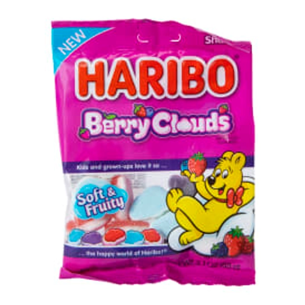 haribo® berry clouds gummi candy 3.1oz