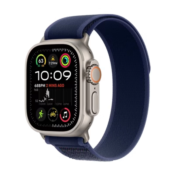 Apple Watch Ultra 2 GPS + Cellular 49mm Natural Titanium Case with Blue Trail Loop - M/L