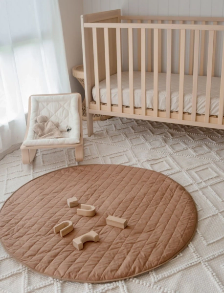 Waterproof Padded Play Mat Chestnut 