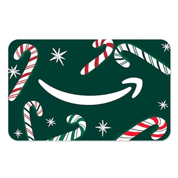 Amazon.com eGift Card (Instant Email or Text Delivery) - 50 - Candy Canes (Animated)