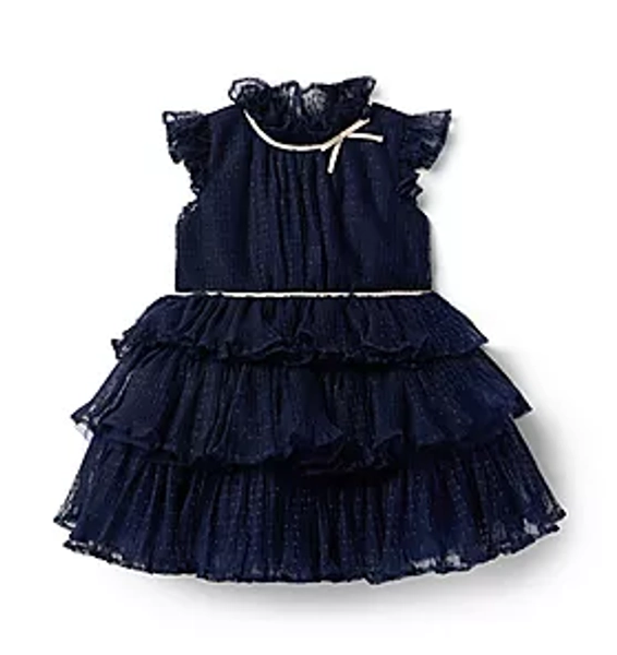 Girl Nutmeg Cream Bow Sweater Dress by Janie and Jack