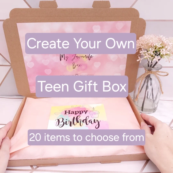 Teenage Teen Girl Birthday Gift Create Your Own Gift Box for Daughter, Granddaughter, Niece or Best Friend, Age 11, 12, 13, 14, 15, 16 - Etsy UK