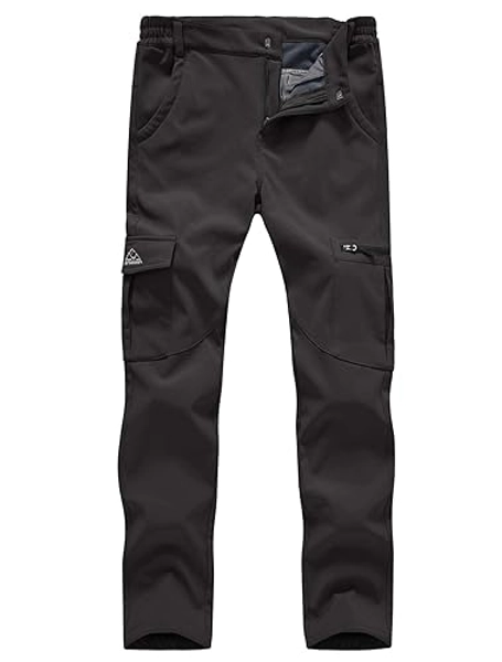 Gopune Women's Waterproof Windproof Outdoor Hiking Snow Ski Insulated Pants - X-Large - Black