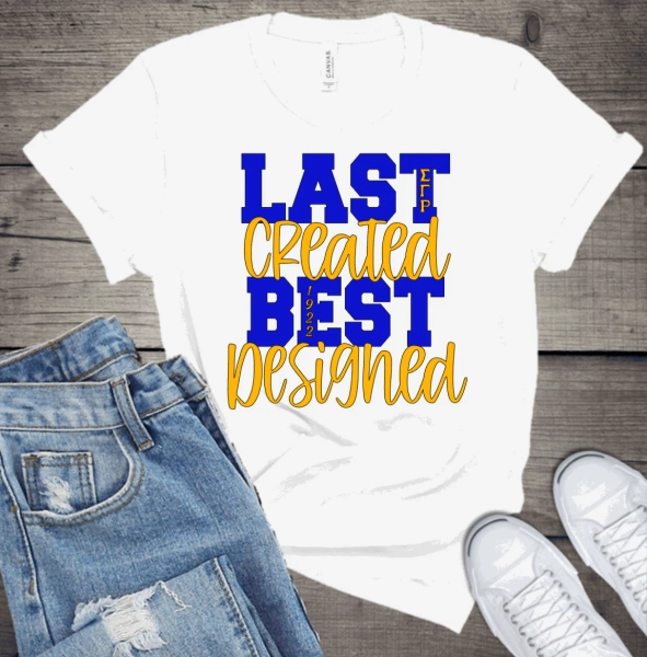 Last Created Best Designed | X-Large / White / T-Shirt