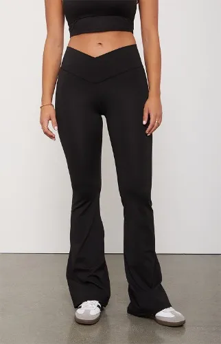 PAC 1980 PAC WHISPER Active Crossover Flare Yoga Pants | PacSun