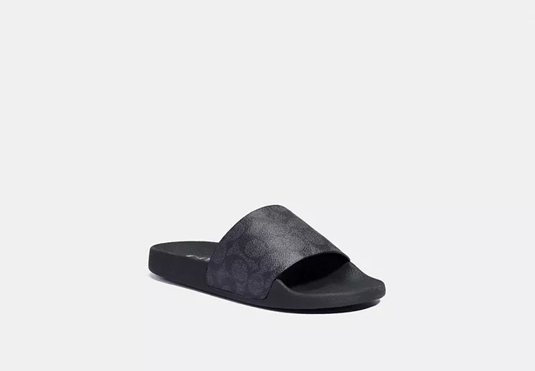 Charcoal/Black Udele Sport Slide In Signature Canvas