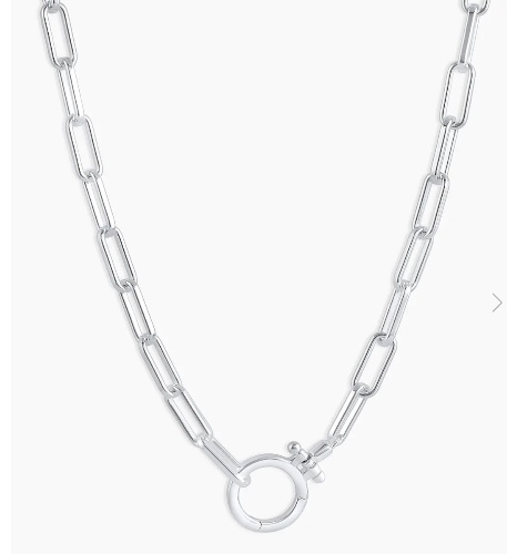 Parker Necklace | Silver Plated 18 in.