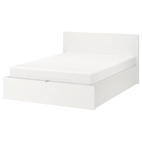 MALM Ottoman bed - white Full/Double