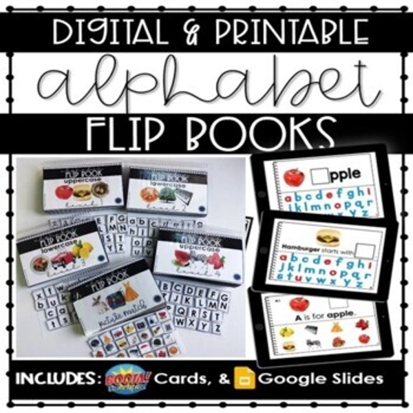 Alphabet Adapted Books Digital and Printable