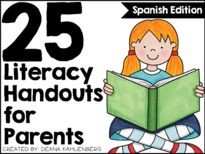 Literacy Handouts for Parents {Spanish Edition}