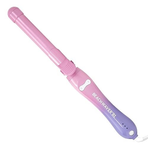 Beachwaver B1.25 Rotating Curling Iron - Automatic 1.25 Inch Ceramic Curling Iron - Easy-to-Use Spinning Wand for Long-Lasting Waves - Auto-Shut Off and Dual Voltage (BW160) - Pink Sunset