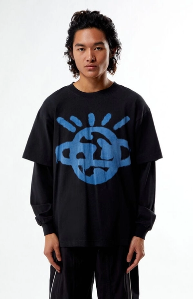 Planet Double Layered Long Sleeve T-Shirt