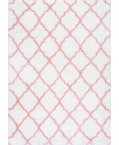 Nelda OZAS03B Rose 7'10" x 10' Area Rug