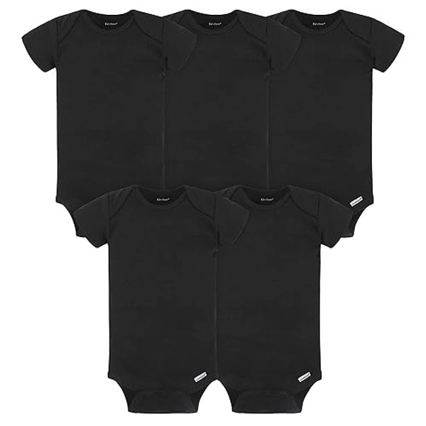 Gerber Baby 5-Pack Solid Onesies Bodysuits