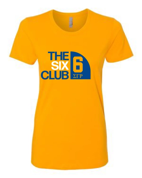 SGRho Club Series T-Shirt - Sigma Gamma Rho | Six / XL