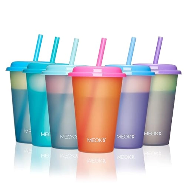 Any brand - Color Changing Cups with Lids and Straws