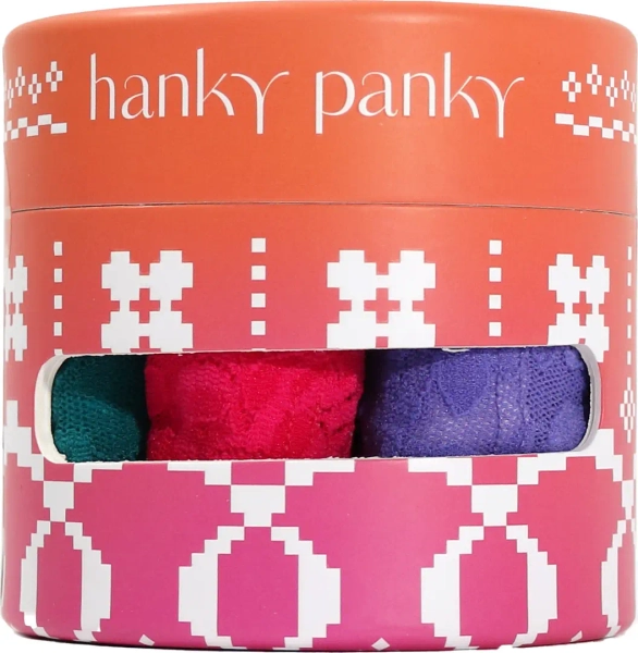 Hanky Panky Holiday Assorted 3-Pack Low Rise Thongs | Nordstrom