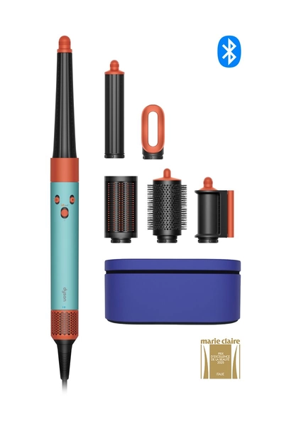 Nuovo Multi-styler asciugacapelli Dyson Airwrap i.d.™ connesso in Acquamarina/Tangerine (per capelli lisci e mossi)