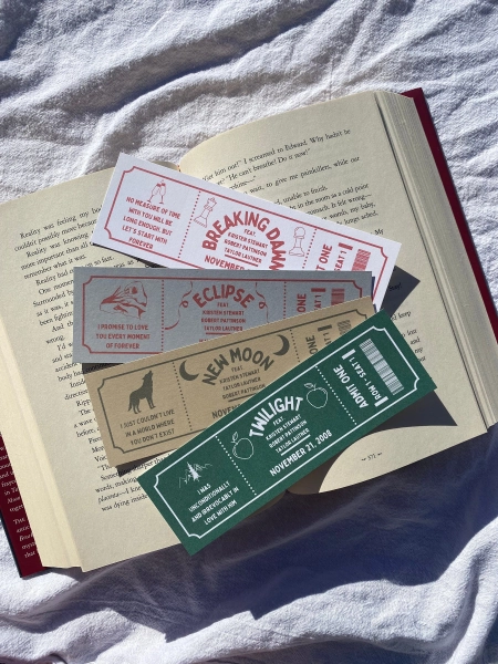 The Twilight Saga | Love Quotes | Ticket Style Bookmark