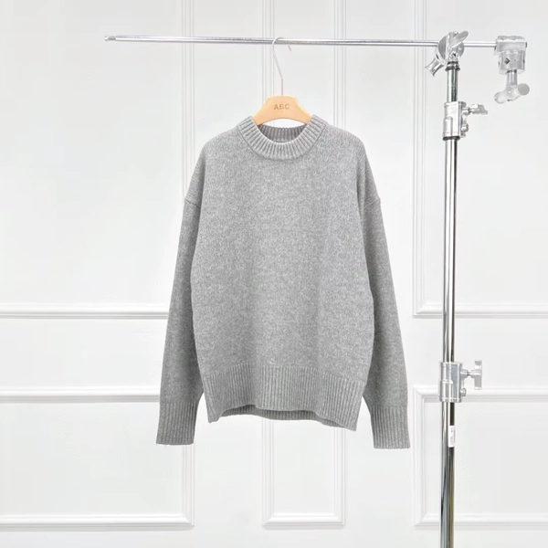 Naizaiga 100 Merino Wol O-hals Dikker Winter Marineblauw Zwart Wit Grijs Oversized Vrouwen Trui Wlhl34 - AliExpress 
