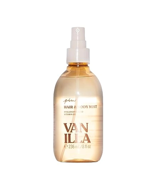 Victoria's Secret PINK Vanilla Hair & Body Mist, Perfume Spray for Women (8 oz)