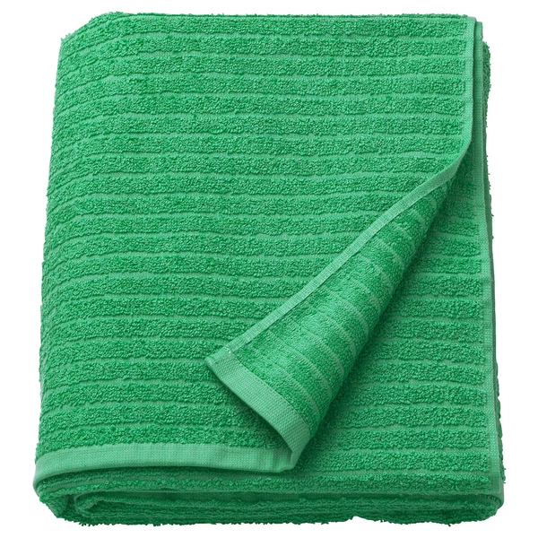 VÅGSJÖN Bath sheet - bright green 39x59 "