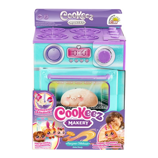 Moose, Cookeez Makery, Pieczone bułeczki, chlebusie,Pluszaki, 3 wzory