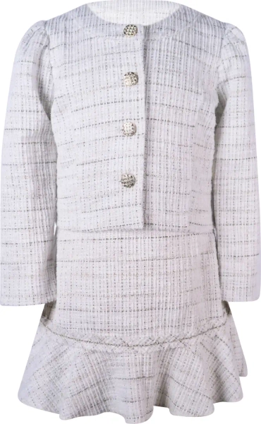 Zunie Kids' Bouclé Jacket & Skirt Set | Nordstromrack