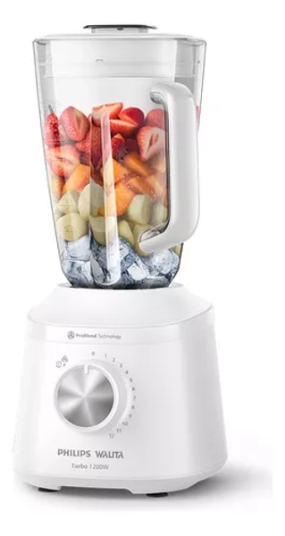 Liquidificador Série 3000 Turbo 1200w Philips Walita Hr2271 Cor Branco 110V