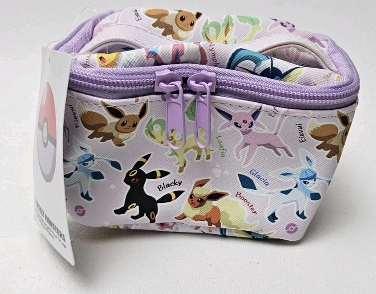 Pockets Monsters Mini Vanity Pouch Makeup Bag Official Pokemon Center NWT