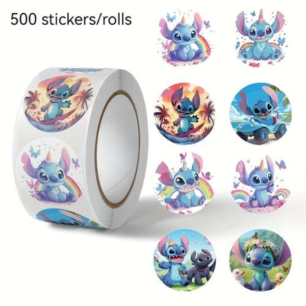 lot de 500 autocollants ronds     diary avec de jolis autocollants de bricolage   de dessin  . – fournitures de bureau et scolaires – Temu