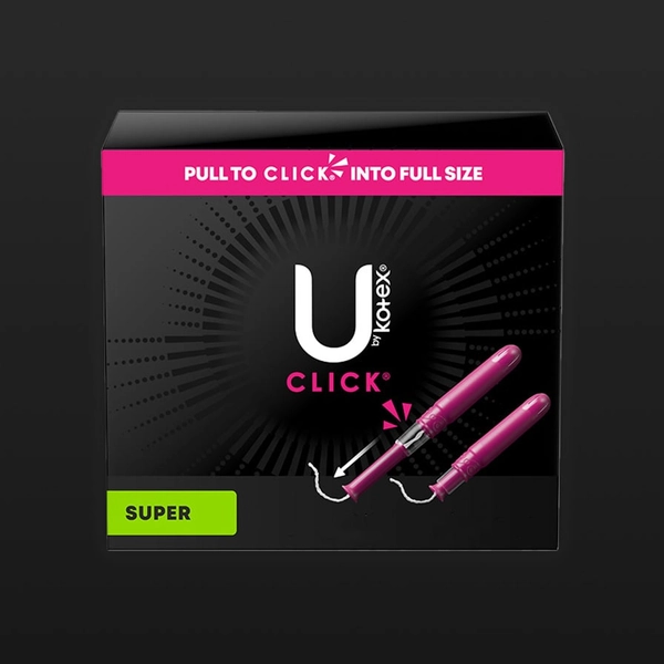 Click® Compact Tampons, Super