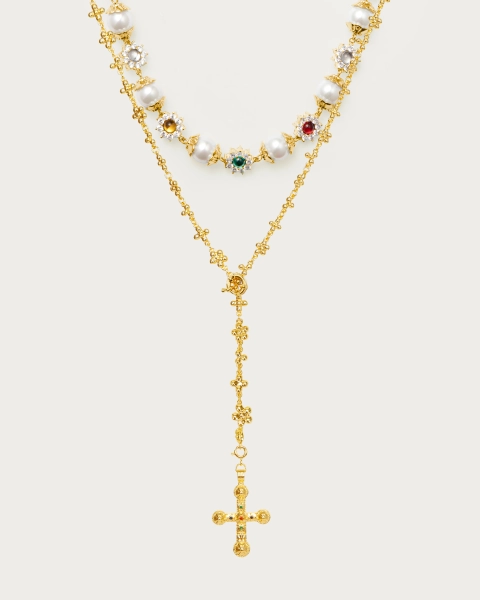 Daisy Molecule Necklace Set