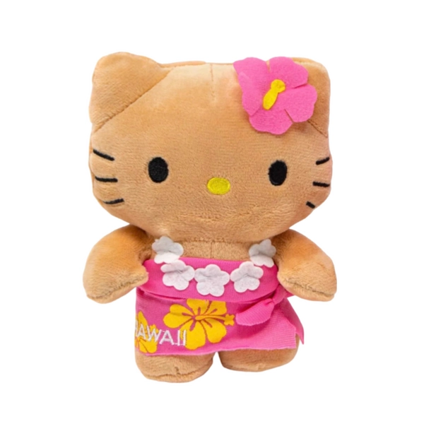 Cartoon Hawaiian Hello Kitty Soft Stuffed Plush Keychain - PlushStore.com - World of plushies