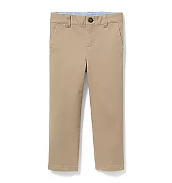 Boy White The Linen-Cotton Pull-On Pant by Janie and Jack