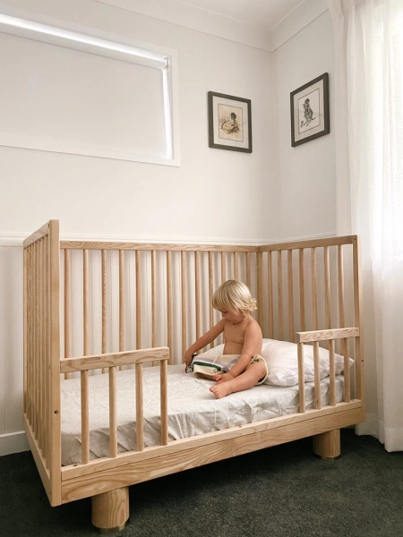 Pinstripe Linen Cot Sheet | Default Title