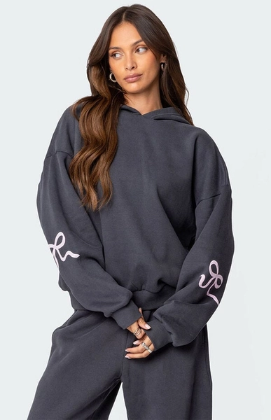 Bonney Bow Detail Hoodie