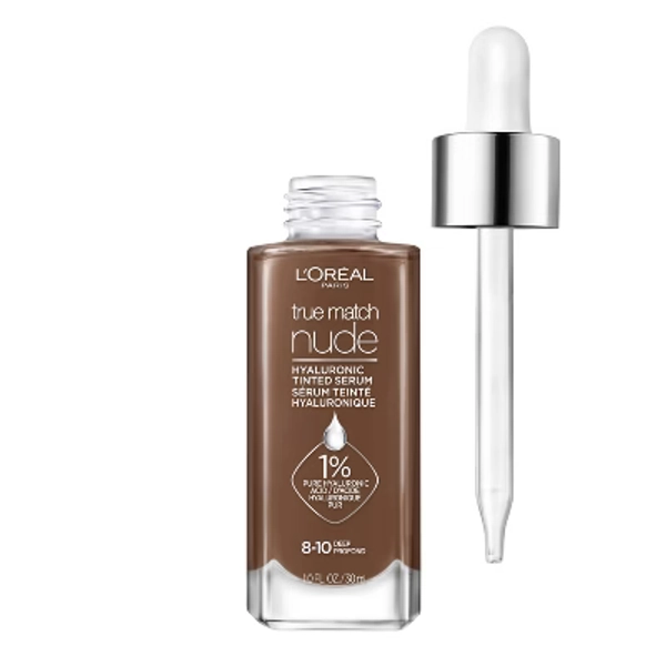 L'Oreal Paris True Match Hyaluronic Tinted Serum Makeup Skincare Hybrid - 8-10 Deep - 1 fl oz