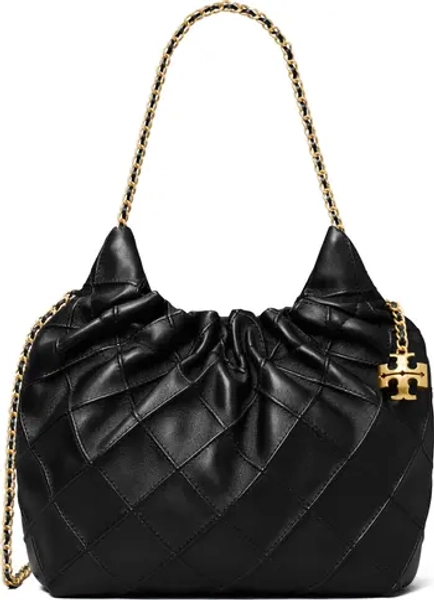 Mini Fleming Quilted Leather Hobo Bag
