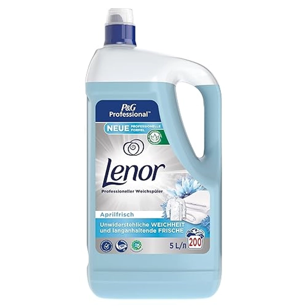 Lenor Professional Weichspüler Aprilfrisch 5L 200 Waschladungen, Unsere Beste Frische aller Zeiten