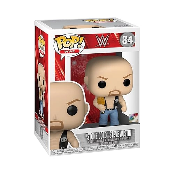 Funko Pop! WWE: Stone Cold Steve Austin with Belt - Standard - Pop! Vinyl