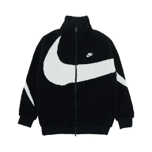 Buy Nike Big Swoosh Reversible Boa Jacket 'Black' - BQ6546 011 | GOAT