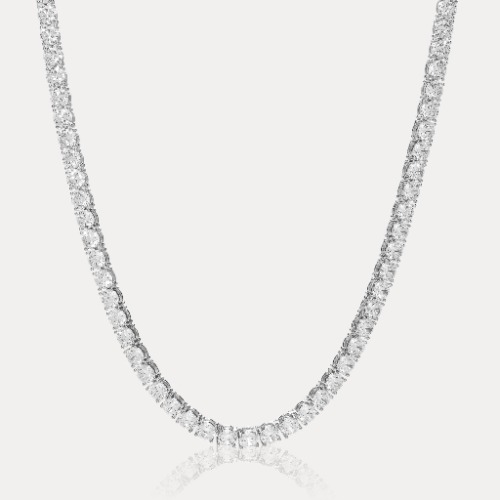 Amalfi Tennis Chain (5mm) - Silver