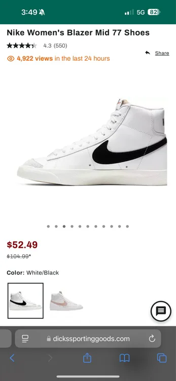 Nike Women’s Blazer Mid 77 Shoes