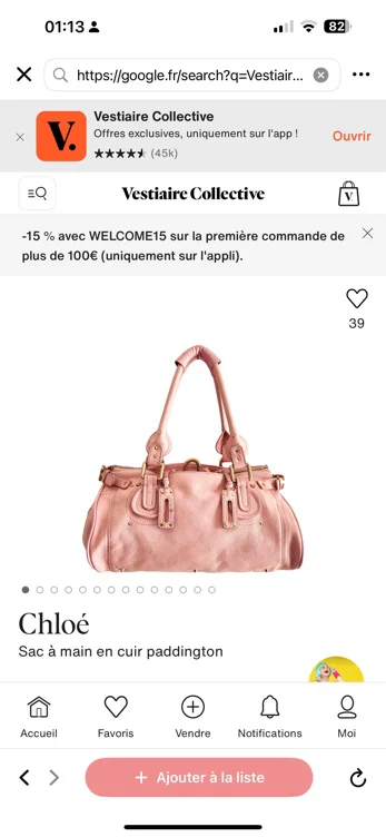 Sac à main en cuir Paddington
