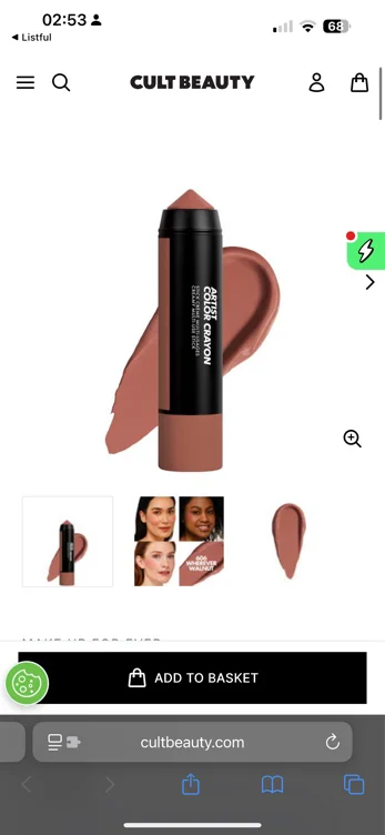 MAKE UP FOR EVER Artist Color Crayon 7g (Various Shades)