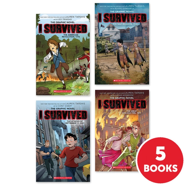 I Survived Graphix Collection Grades 4-6 (5 books) | Scholastic Education