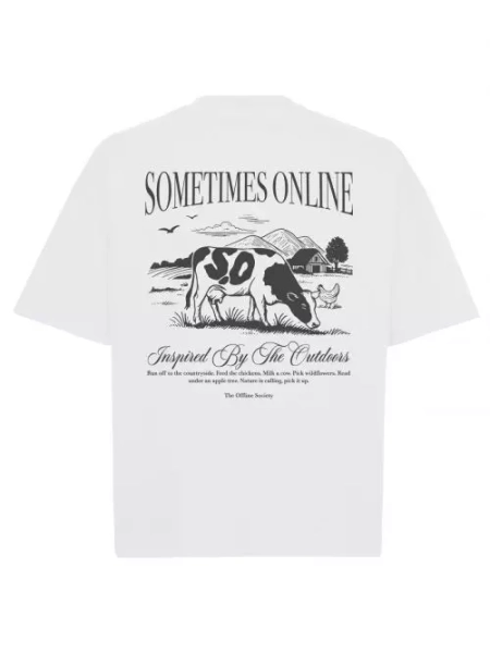 Camiseta Boxy De Vaca