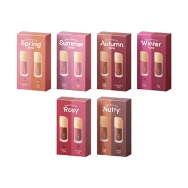 Fruity Glam Tint Mini Duo Special Set - 6 Types