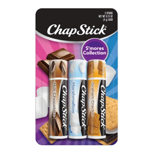 ChapStick S'mores 3ct: Milk Chocolate, Marshmallow, Graham Cracker | Default Title